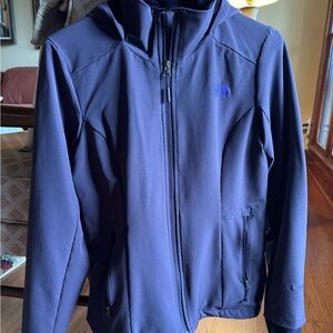 The North Face Deep Purple Fleece Jacket with Hood